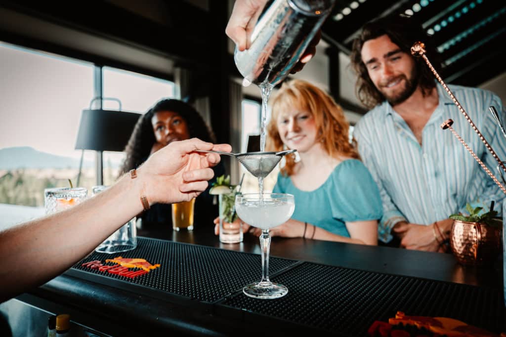People at bar