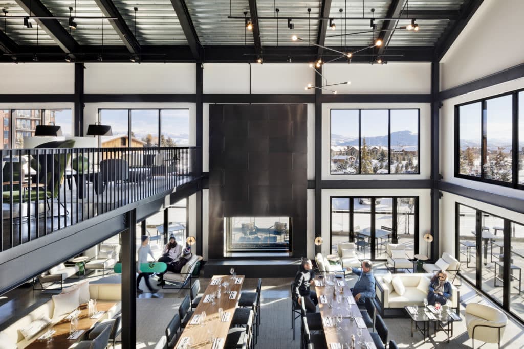 Bar at continuum