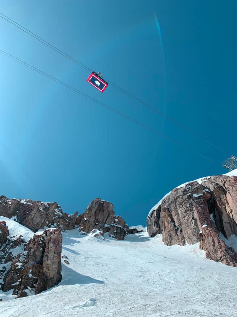 Lift to the top of the mountain